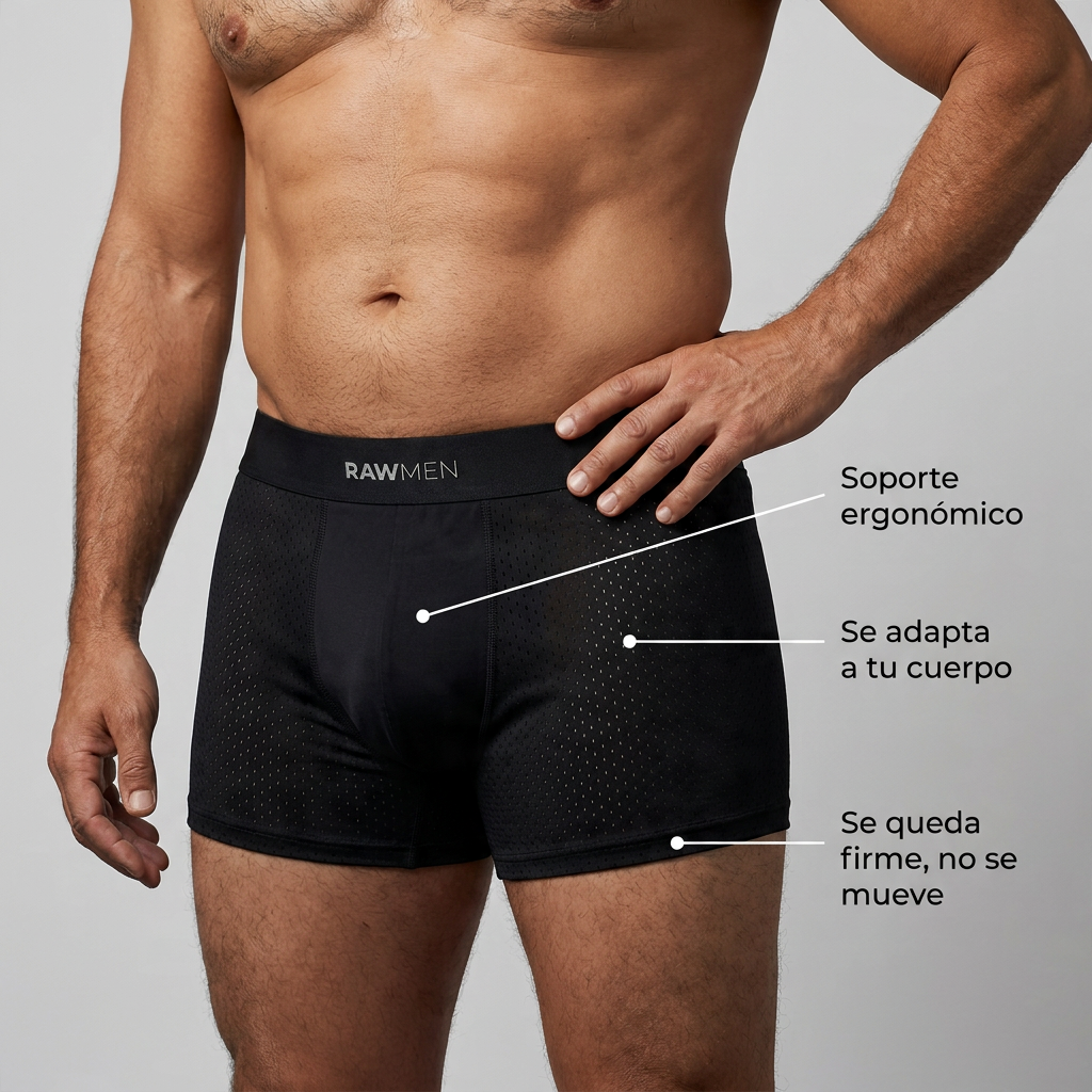 Bóxer premium de Bambú | Evita humedad y aumenta comodidad (Pack de 4 + 1 de regalo)