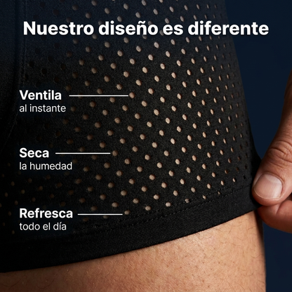 Bóxer premium de Bambú | Evita humedad y aumenta comodidad (Pack de 4 + 1 de regalo)