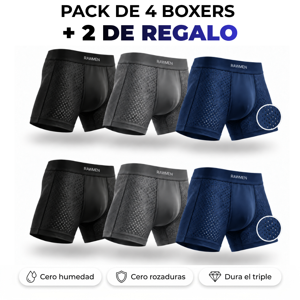Bóxer premium de Bambú | Evita humedad y aumenta comodidad